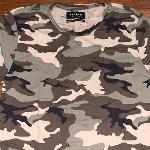 Pacsun men camouflage long sleeve